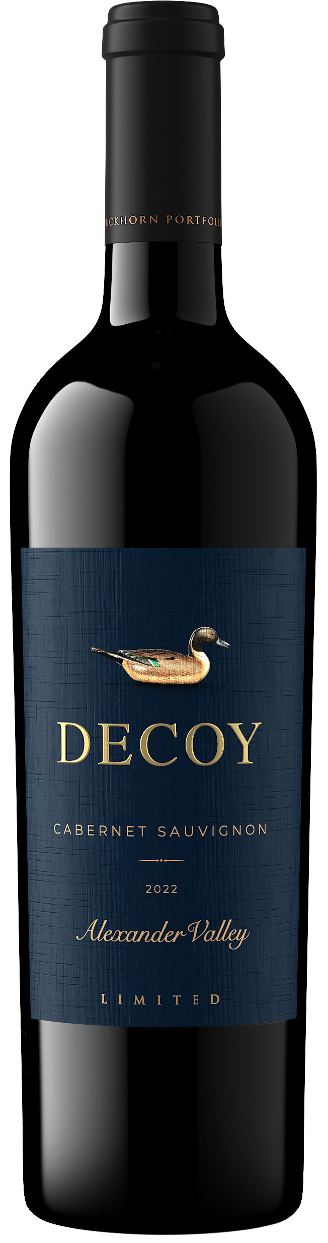Decoy Limited Alexander Valley Cabernet Sauvignon 2022 Front Bottle Shot