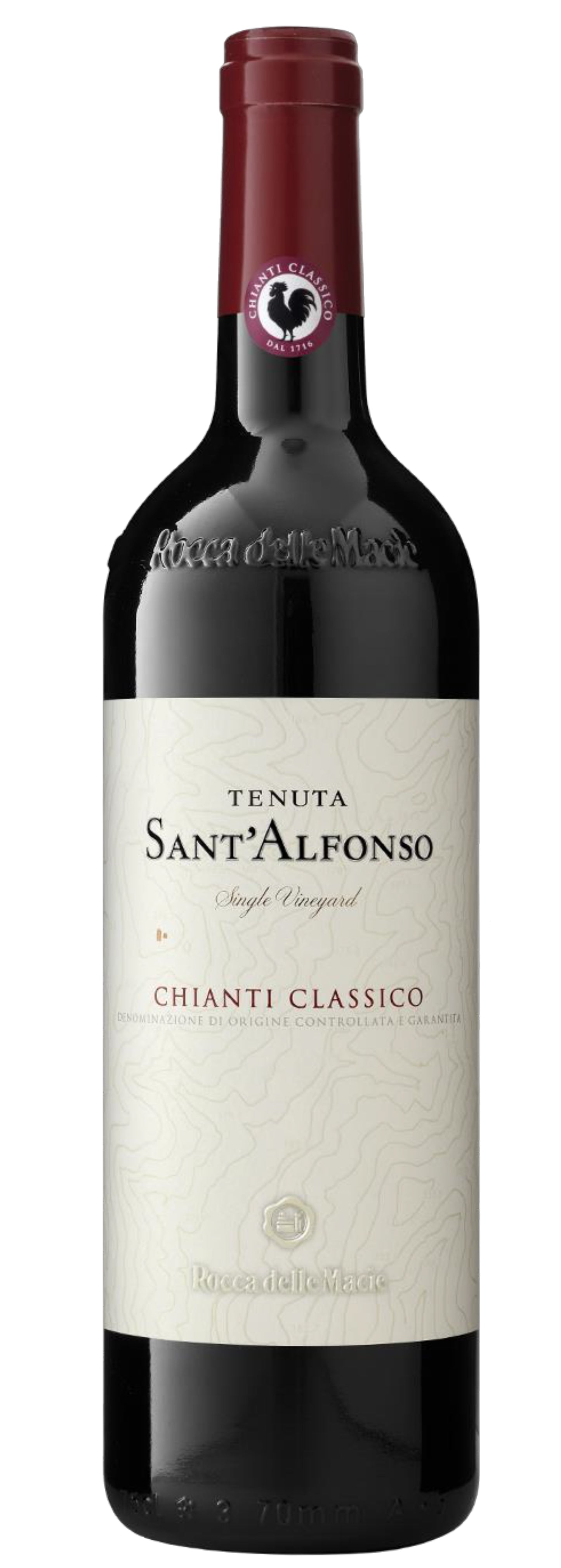 Rocca delle Macie Chianti Classico Tenuta Sant'Alfonso 2018 Front Bottle Shot
