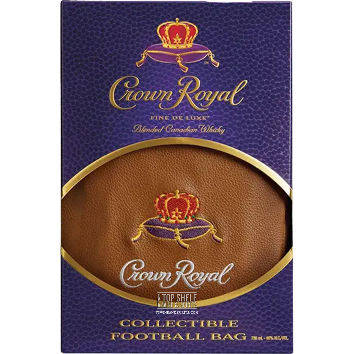 Crown Royal Canadian Whisky Football Bag Gift
