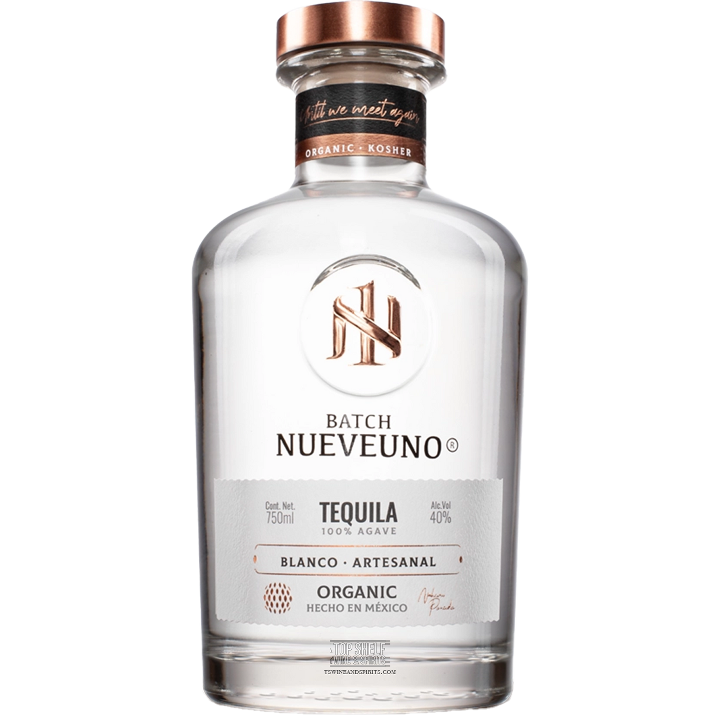 NueveUno Blanco Organic Kosher Tequila