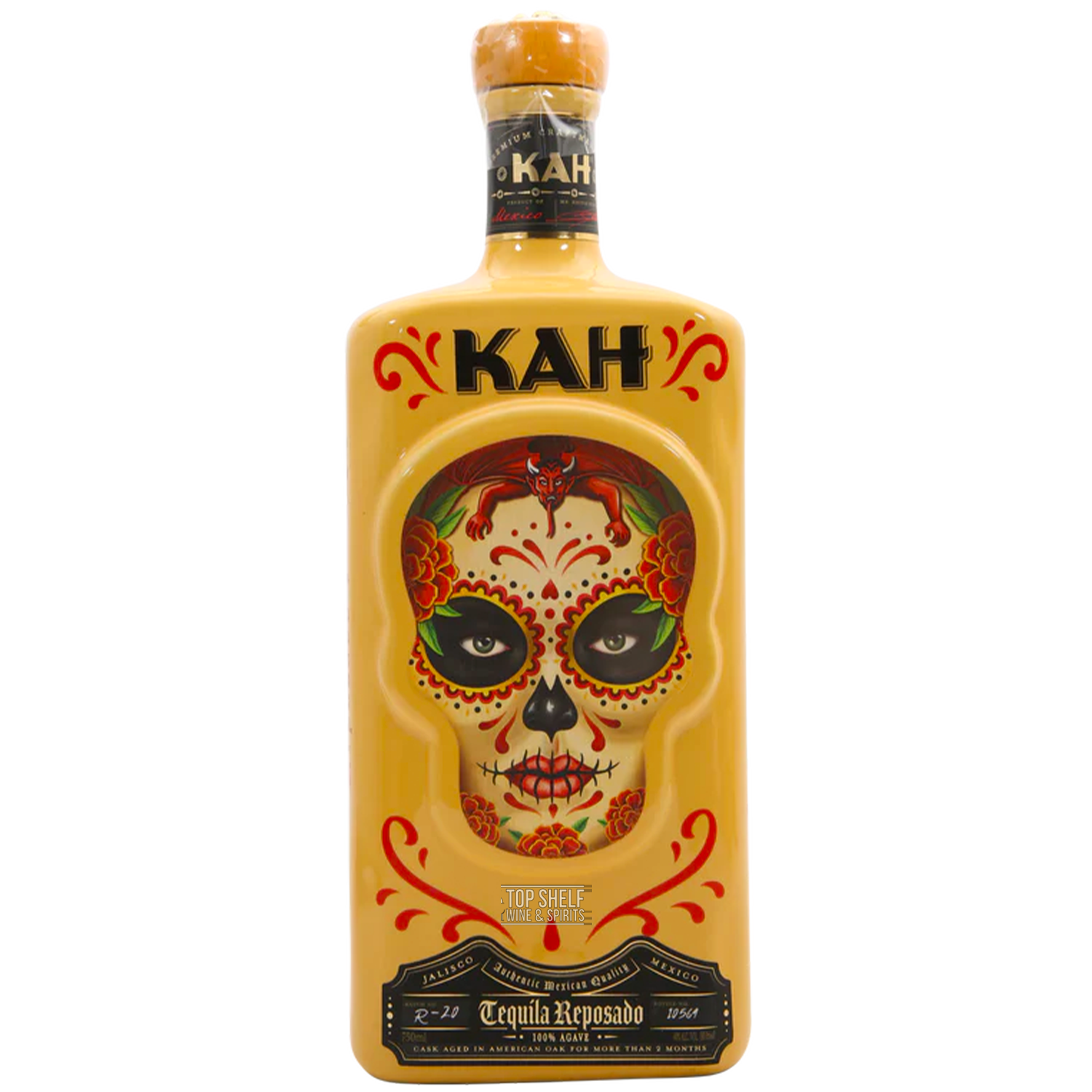 Kah Reposado Ceramic Tequila