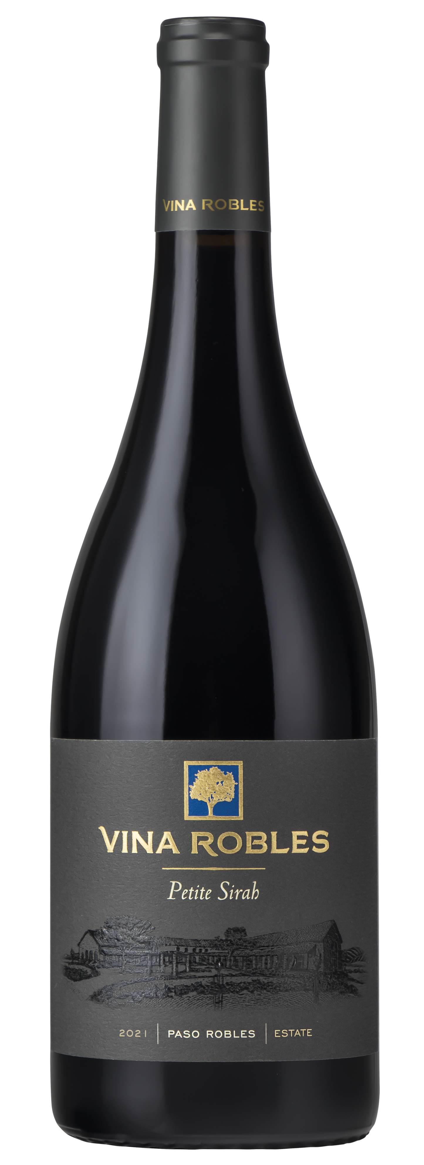 Vina Robles Petite Sirah 2021 Front Bottle Shot