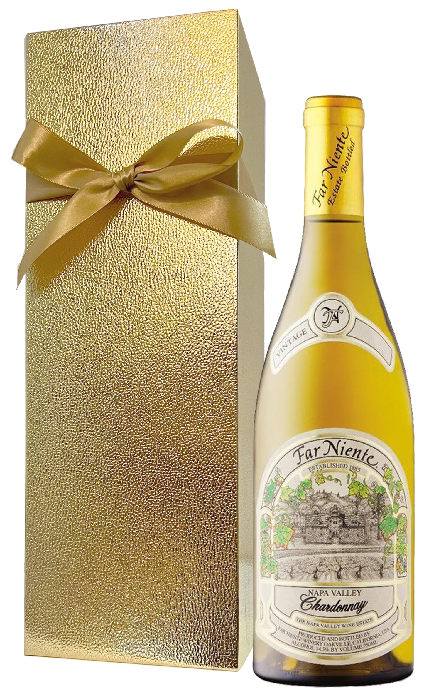 Far Niente Chardonnay with Gold Gift Box