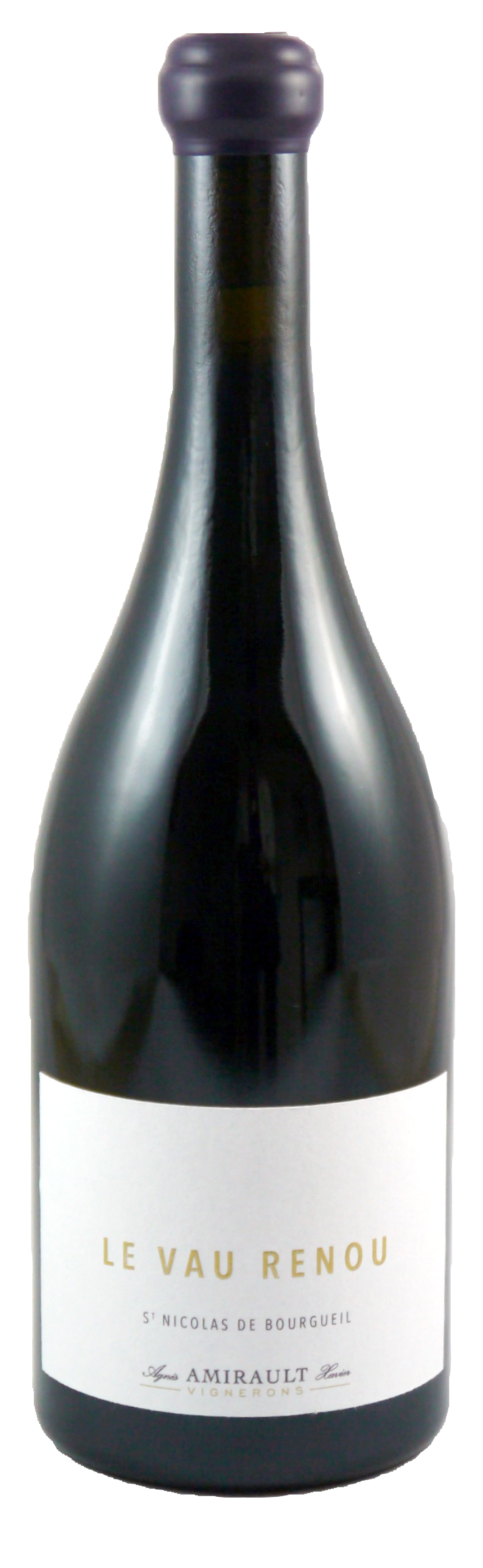 Domaine Xavier et Agnes Amirault St-Nicolas-de-Bourgueil Le Vau Renou 2018 Front Bottle Shot