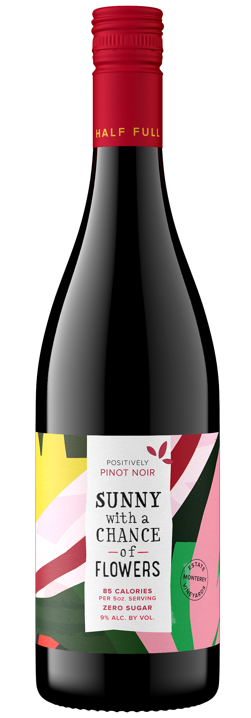 Sunny With a Chance of Flowers Pinot Noir 2023 Front Bottle Shot