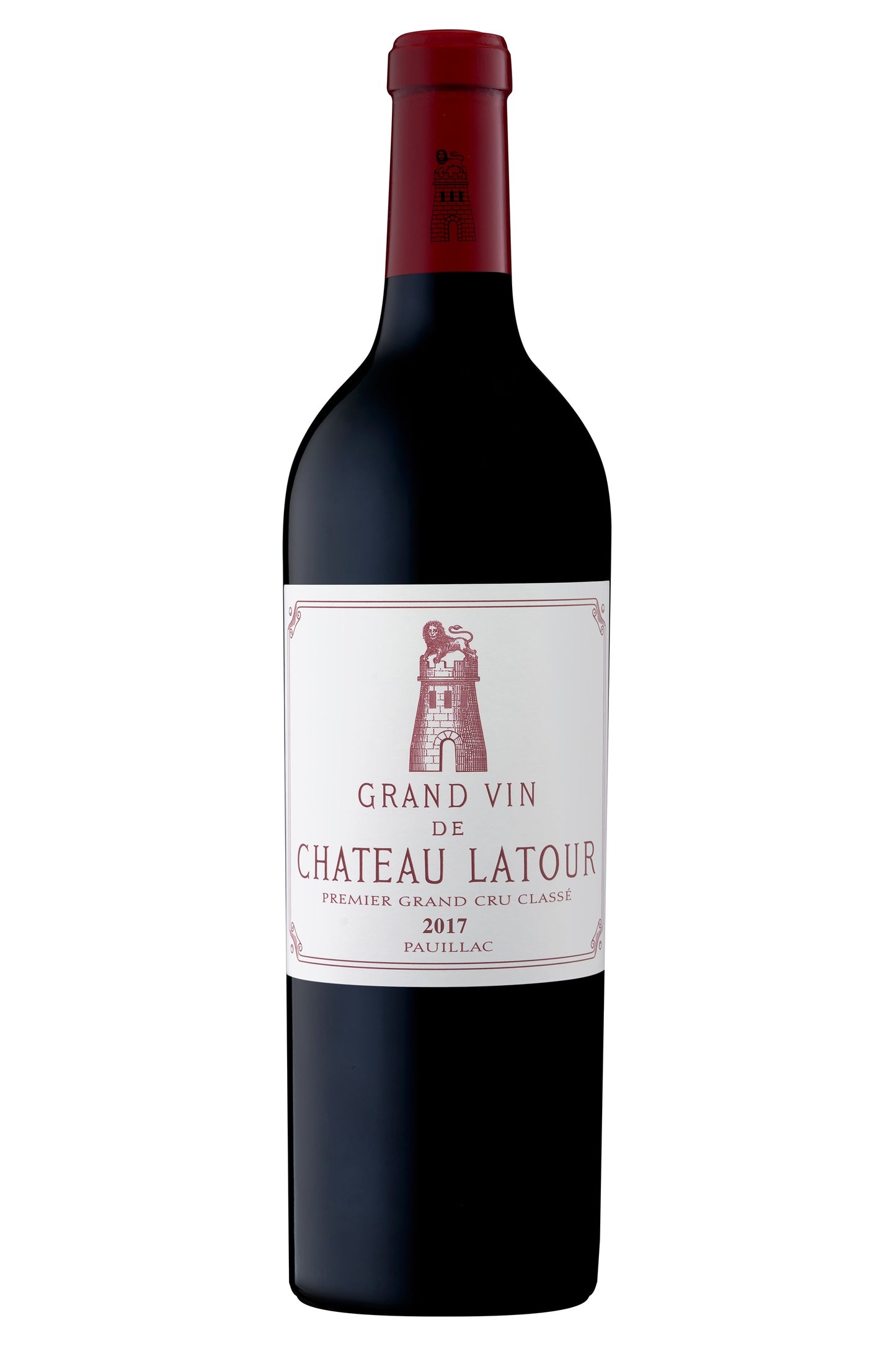 Chateau Latour (1 Bottle in OWC) 2017 Front Bottle Shot