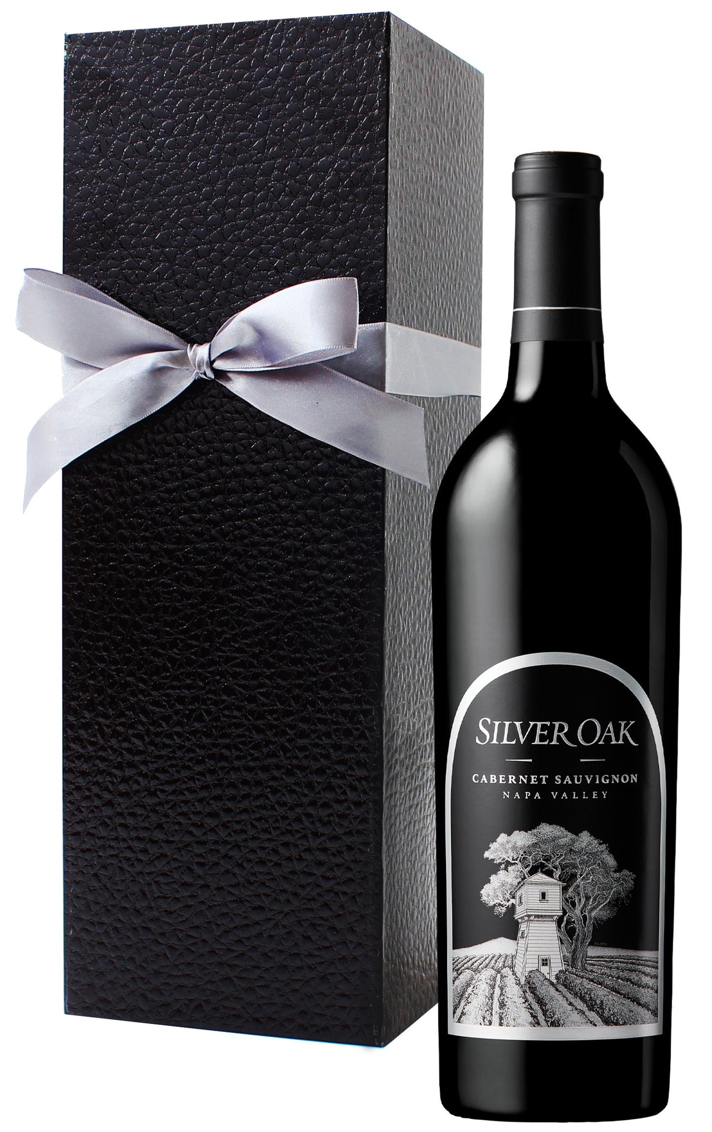 Silver Oak Napa Valley Cabernet Sauvignon with Black Gift Box