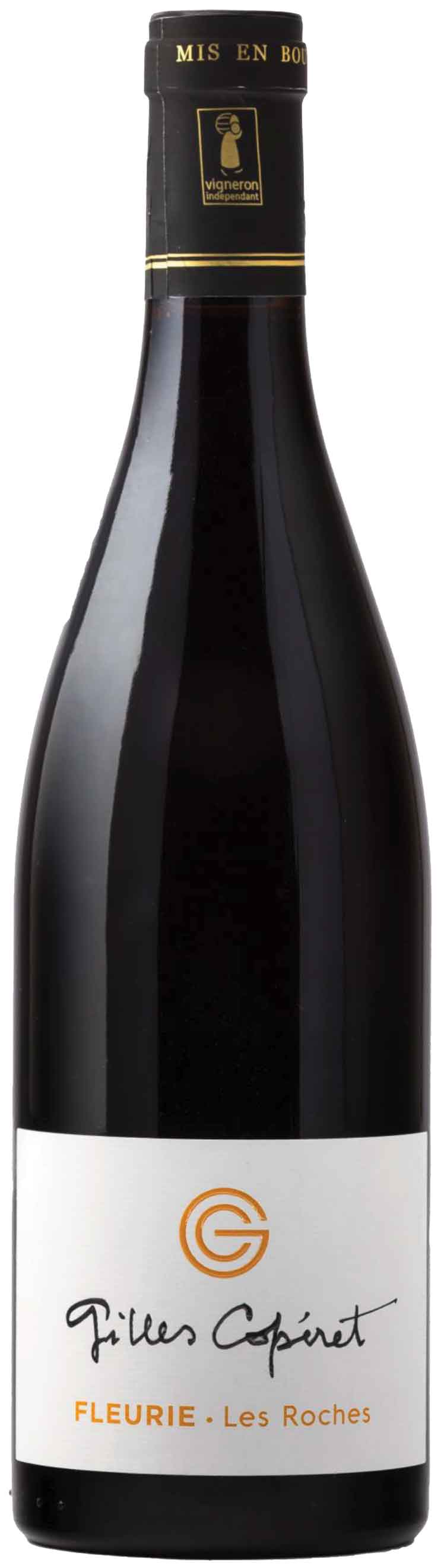 Domaine Gilles Coperet Fleurie Les Roches 2022 Front Bottle Shot