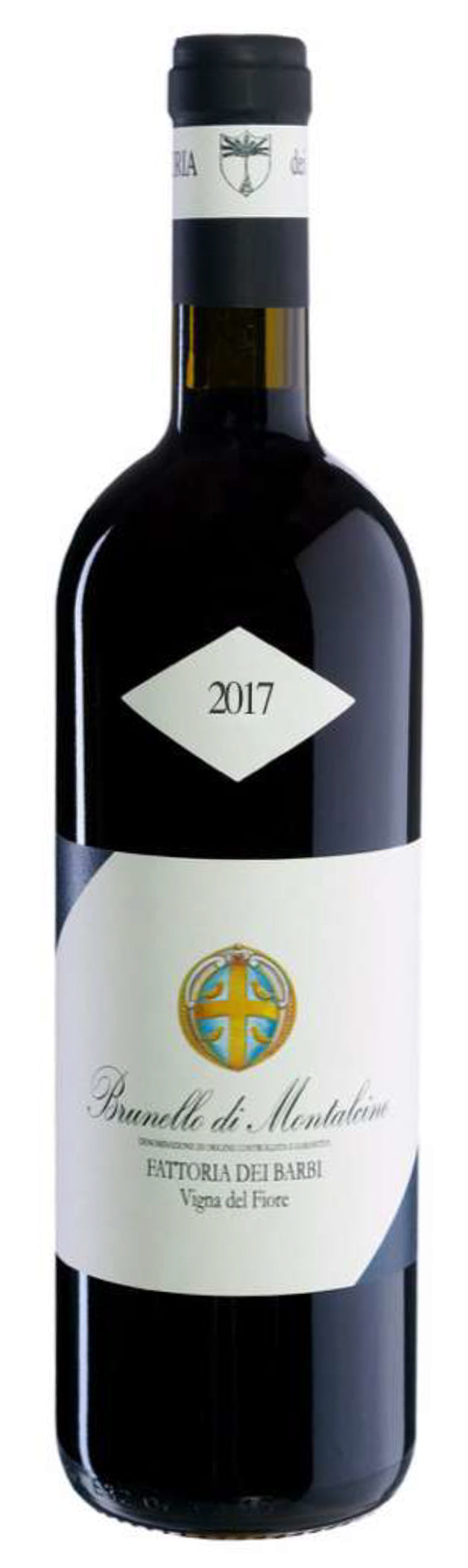 Fattoria dei Barbi Brunello di Montalcino Vigna del Fiore 2017 Front Bottle Shot