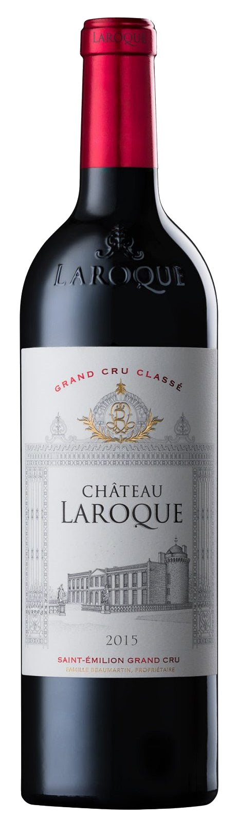 Chateau Laroque  2015  Front Bottle Shot