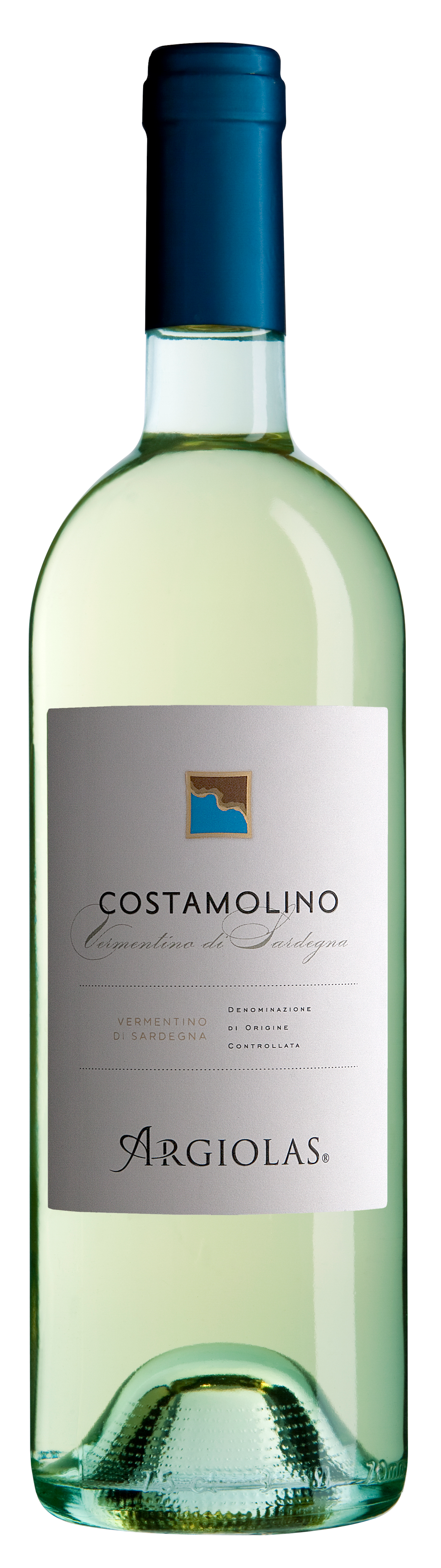 Argiolas Costamolino Vermentino 2023 Front Bottle Shot
