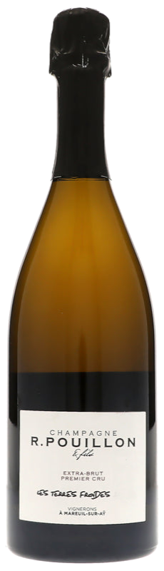 R. Pouillon et Fils Les Terres Froides Extra Brut Premier Cru 2019 Front Bottle Shot