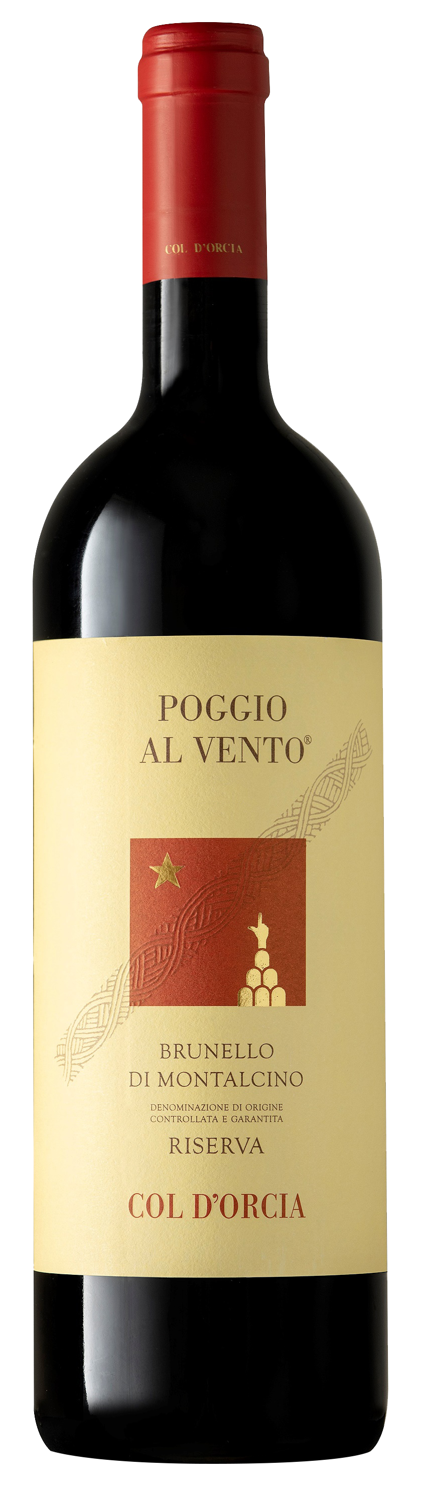 Col d'Orcia Poggio al Vento Brunello di Montalcino Riserva 2016  Front Bottle Shot