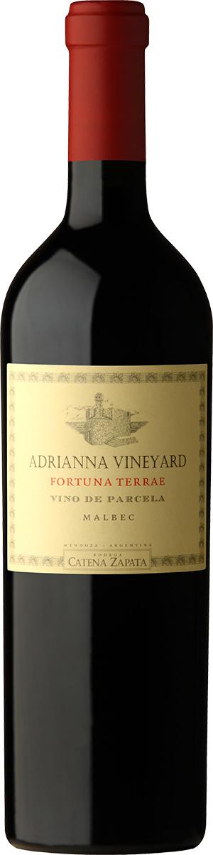 Catena Zapata Adrianna Vineyard Fortuna Terrae Malbec 2021 Front Bottle Shot