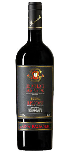Il Poggione Brunello di Montalcino Riserva Vigna Paganelli 2019 Front Bottle Shot