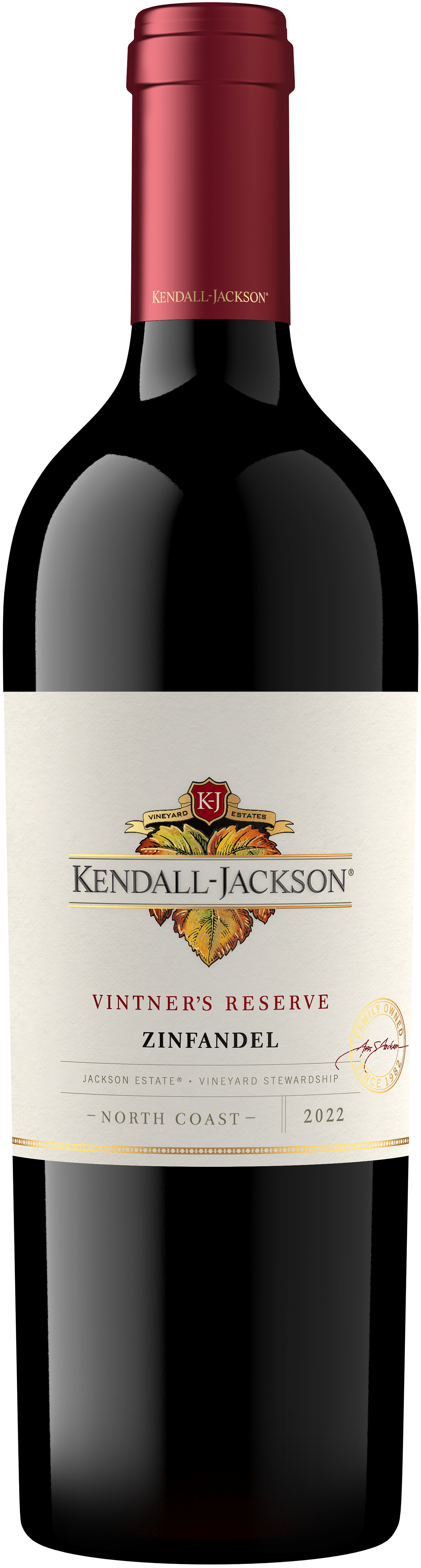 Kendall-Jackson Vintner's Reserve Zinfandel 2022 Front Bottle Shot