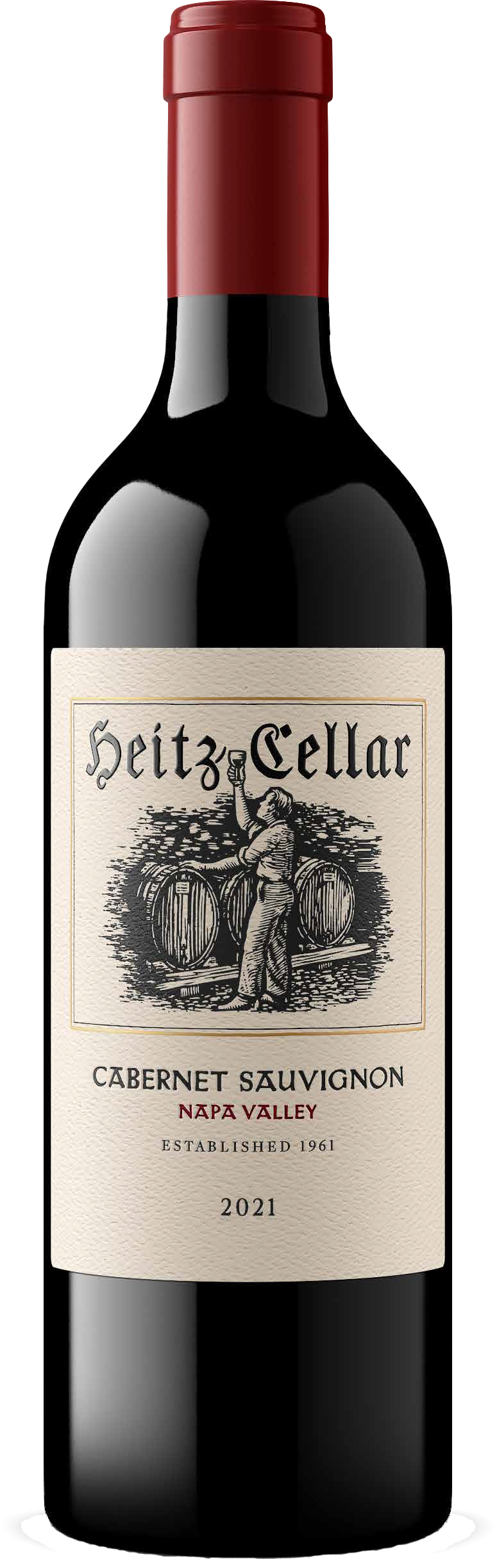Heitz Cellar Napa Valley Cabernet Sauvignon 2021 Front Bottle Shot