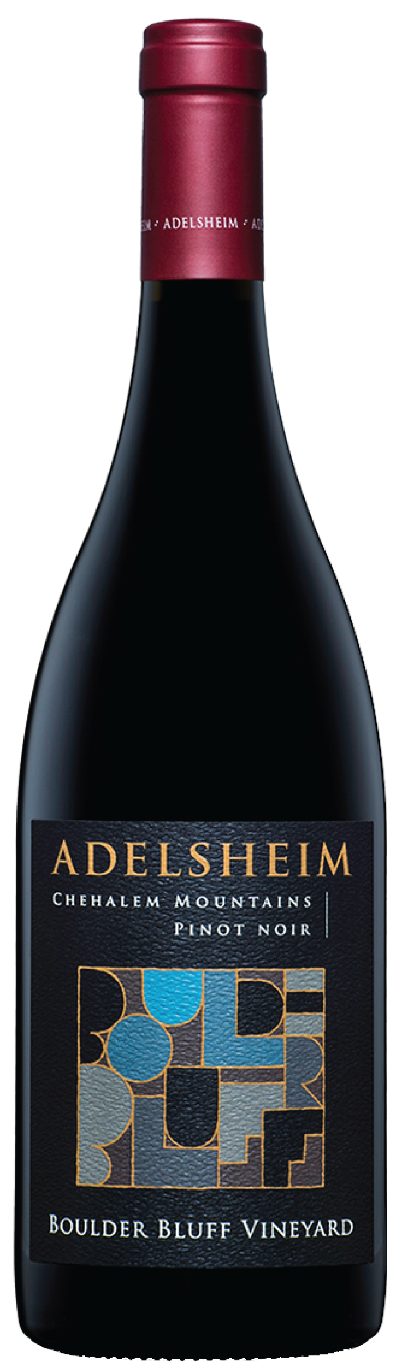 Adelsheim Boulder Bluff Vineyard Pinot Noir 2022 Front Bottle Shot