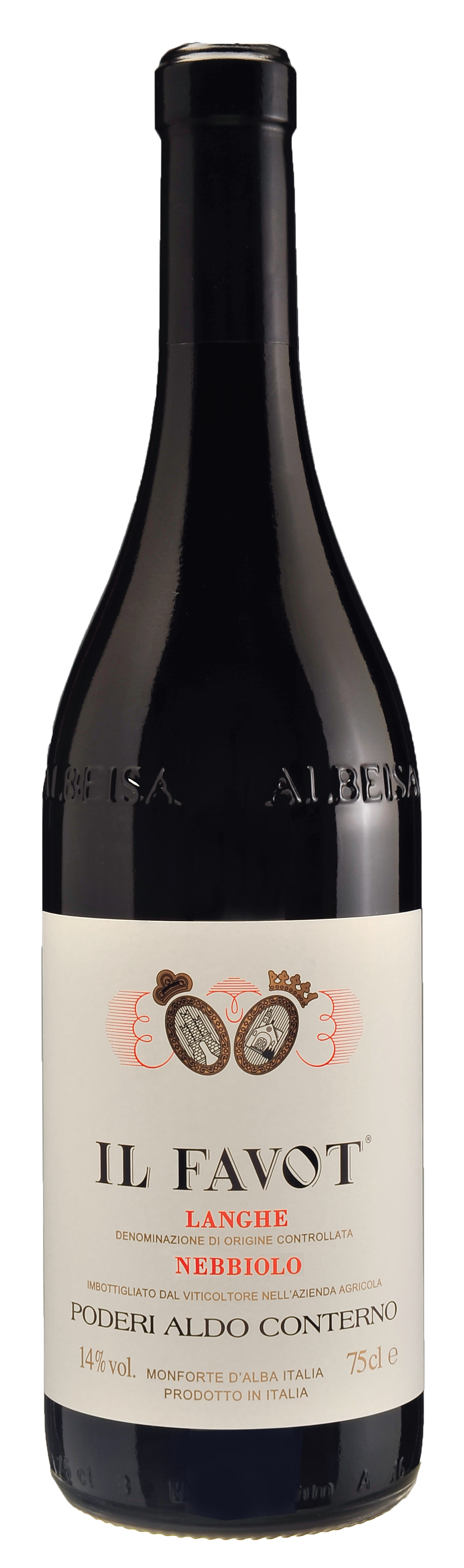 Aldo Conterno Langhe Il Favot Nebbiolo 2020 Front Bottle Shot
