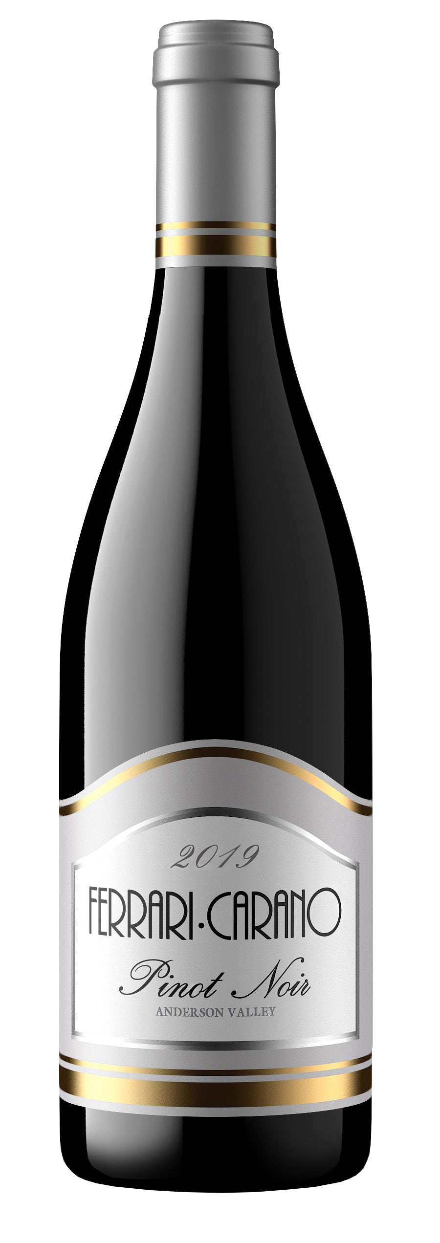 Ferrari-Carano Anderson Valley Pinot Noir 2019 Front Bottle Shot