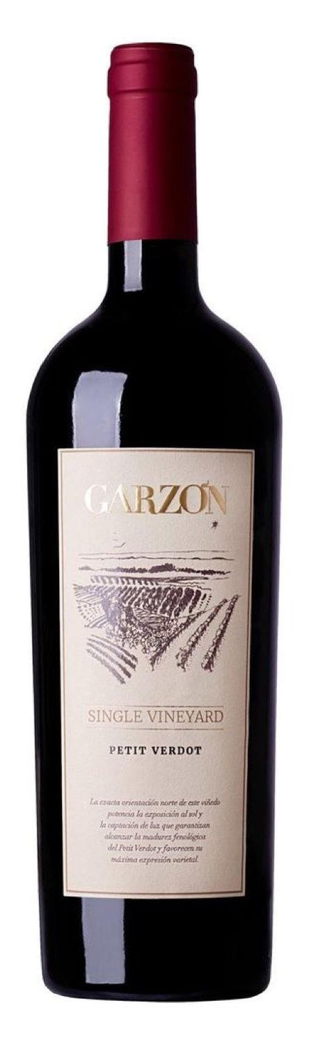 Bodega Garzon Uruguay Single Vineyard Petit Verdot 2018 Front Bottle Shot