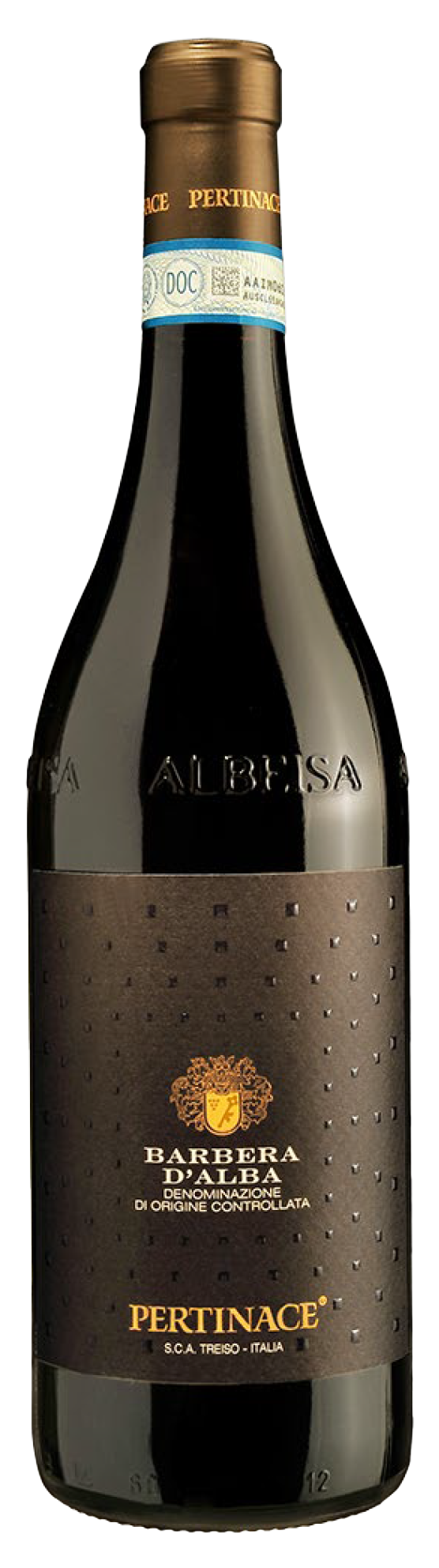 Pertinace Barbera d'Alba 2021 Front Bottle Shot
