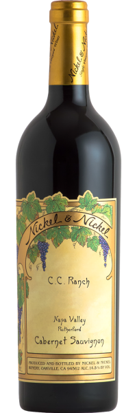 Nickel & Nickel C.C. Ranch Cabernet Sauvignon 2022 Front Bottle Shot