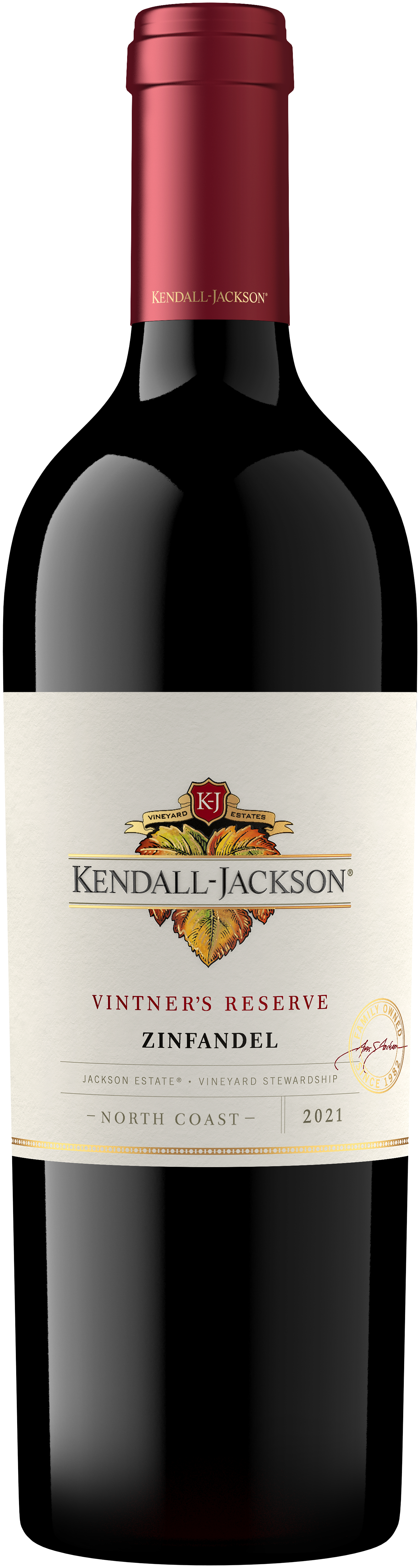 Kendall-Jackson Vintner's Reserve Zinfandel 2021 Front Bottle Shot