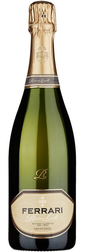 Ferrari Riserva Lunelli Extra Brut 2015 Front Bottle Shot