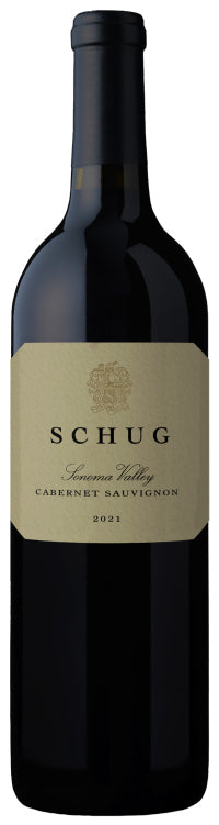 Schug Sonoma Valley Cabernet Sauvignon 2021  Front Bottle Shot