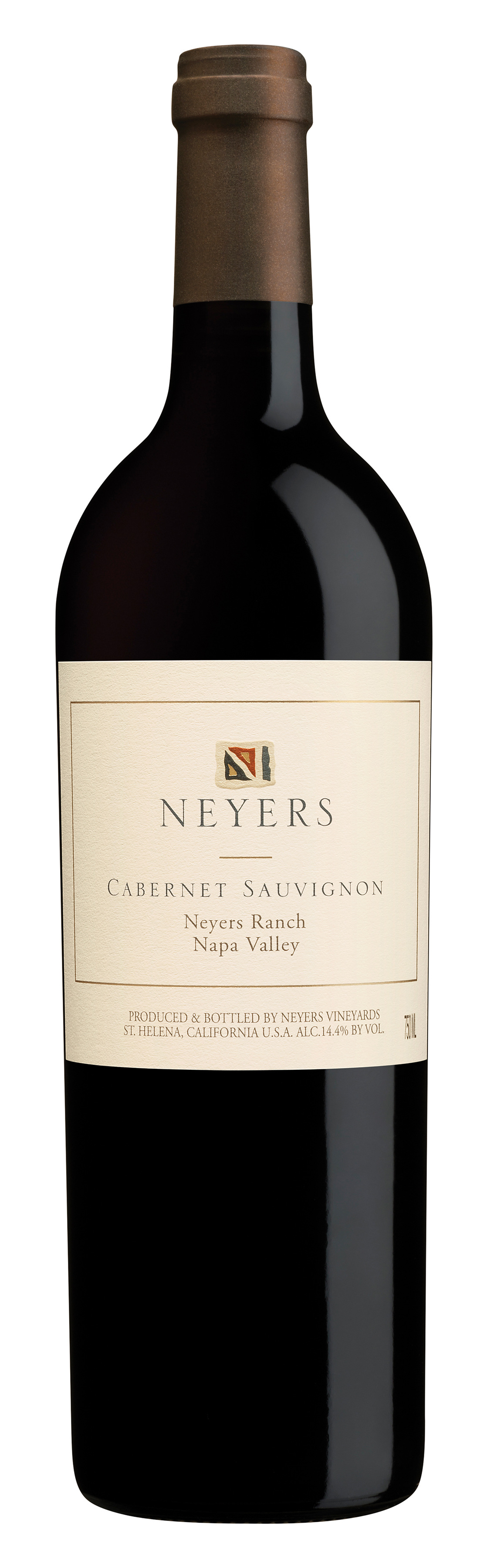 Neyers Napa Valley Cabernet Sauvignon 2018 Front Bottle Shot