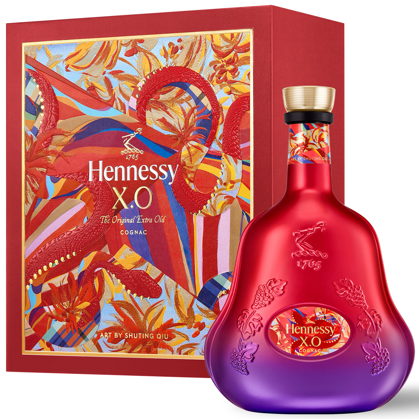 Hennessy X.O. Lunar New Year 2025 Shuting Qiu Collaboration Cognac