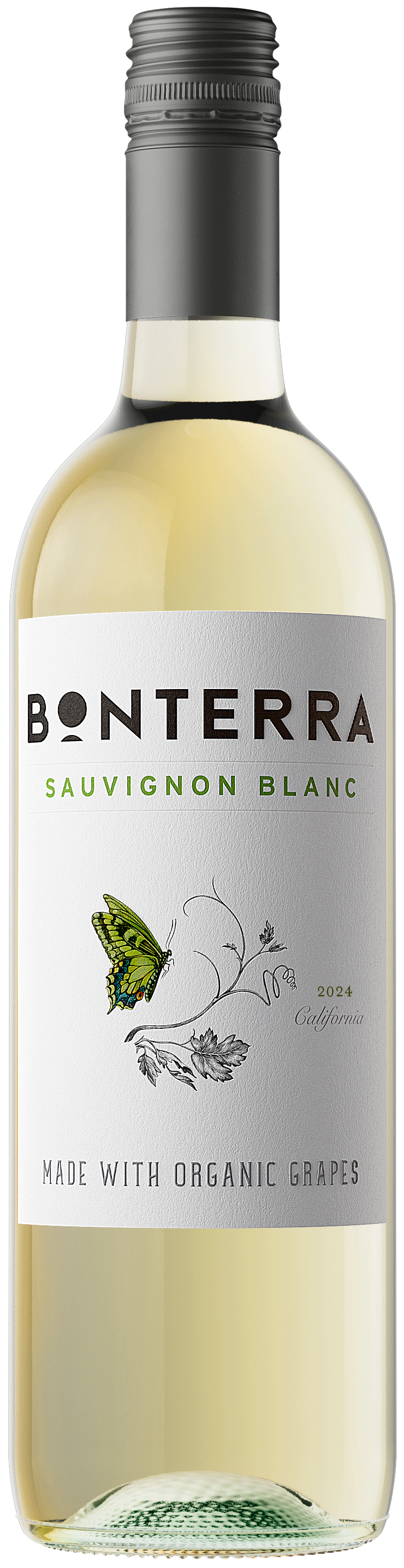Bonterra Organically Grown Sauvignon Blanc 2024 Front Bottle Shot
