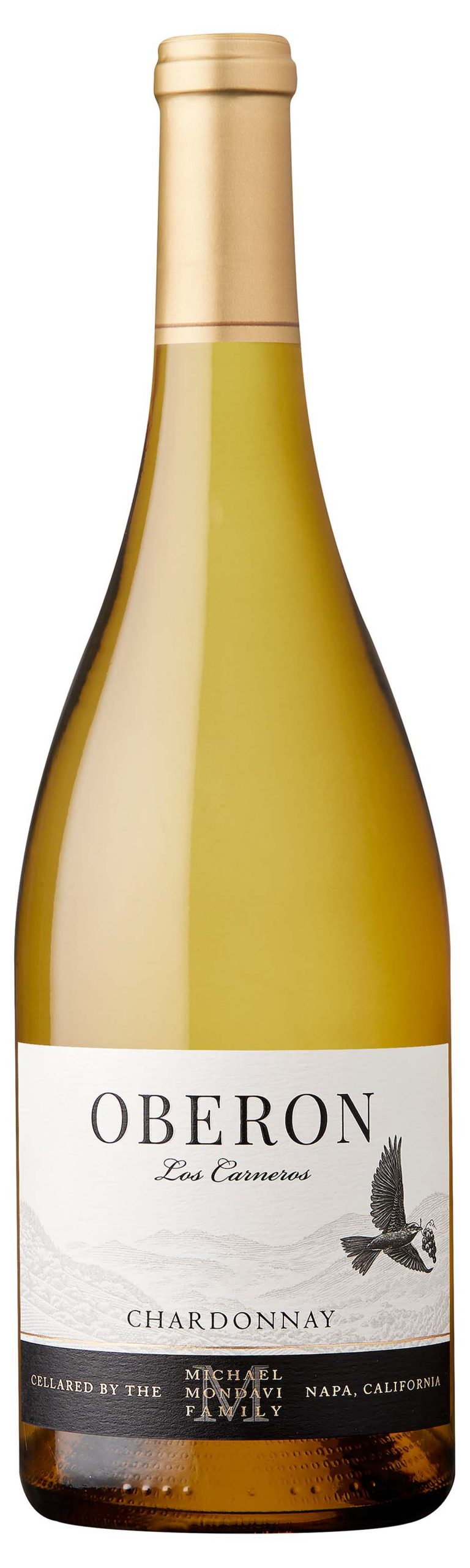Oberon Chardonnay 2022 Front Bottle Shot
