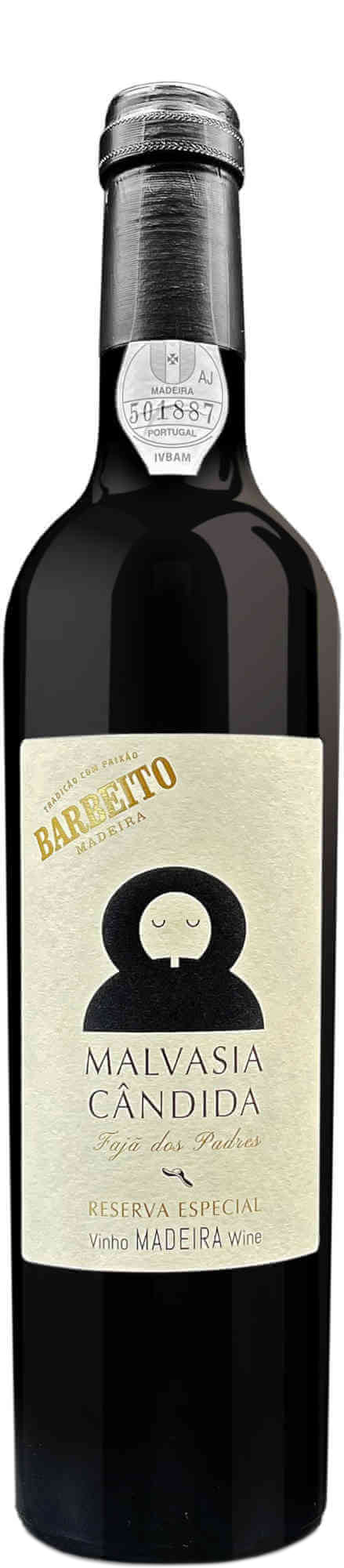 Barbeito Malvasia Candida Faja dos Padres Reserva Especial Madeira (500ML) Front Bottle Shot