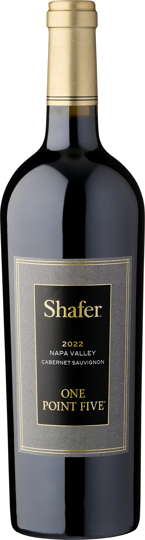 Shafer One Point Five Cabernet Sauvignon 2022 Front Bottle Shot