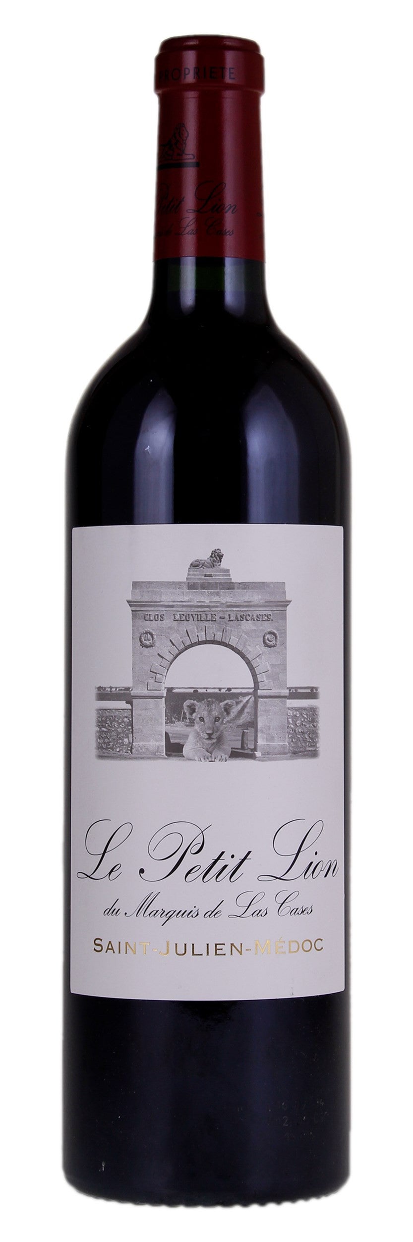Chateau Leoville Las Cases Le Petit Lion 2020 Front Bottle Shot