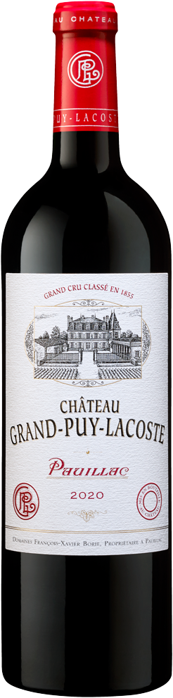 Chateau Grand-Puy-Lacoste  2020  Front Bottle Shot