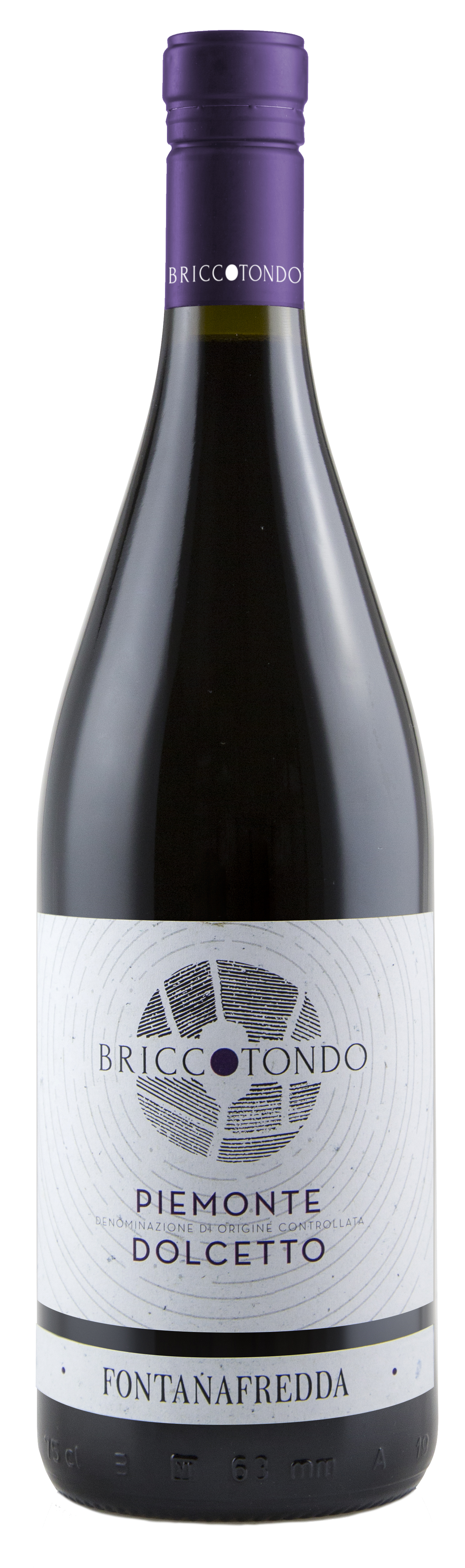Fontanafredda Briccotondo Dolcetto 2019 Front Bottle Shot