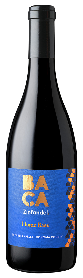 BACA Home Base Zinfandel 2021  Front Bottle Shot