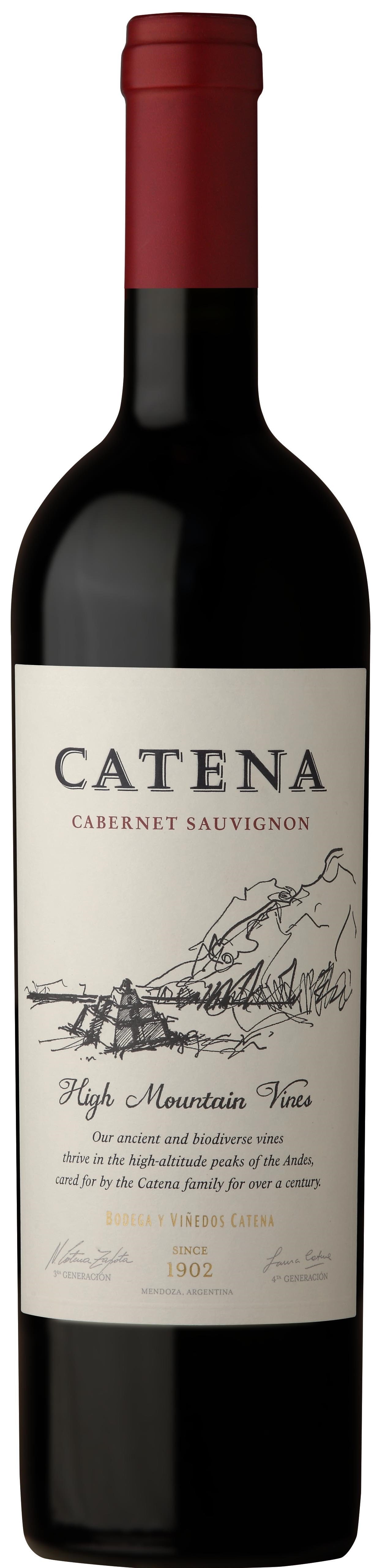 Catena Cabernet Sauvignon 2022 Front Bottle Shot
