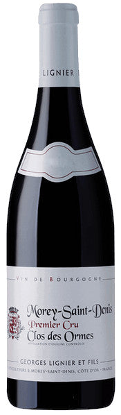 Domaine Georges Lignier Morey-Saint-Denis Clos des Ormes Premier Cru 2021 Front Bottle Shot