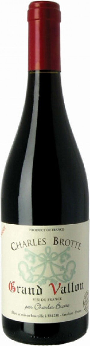 Maison Brotte Charles Brotte Grand Vallon Syrah 2023 Front Bottle Shot