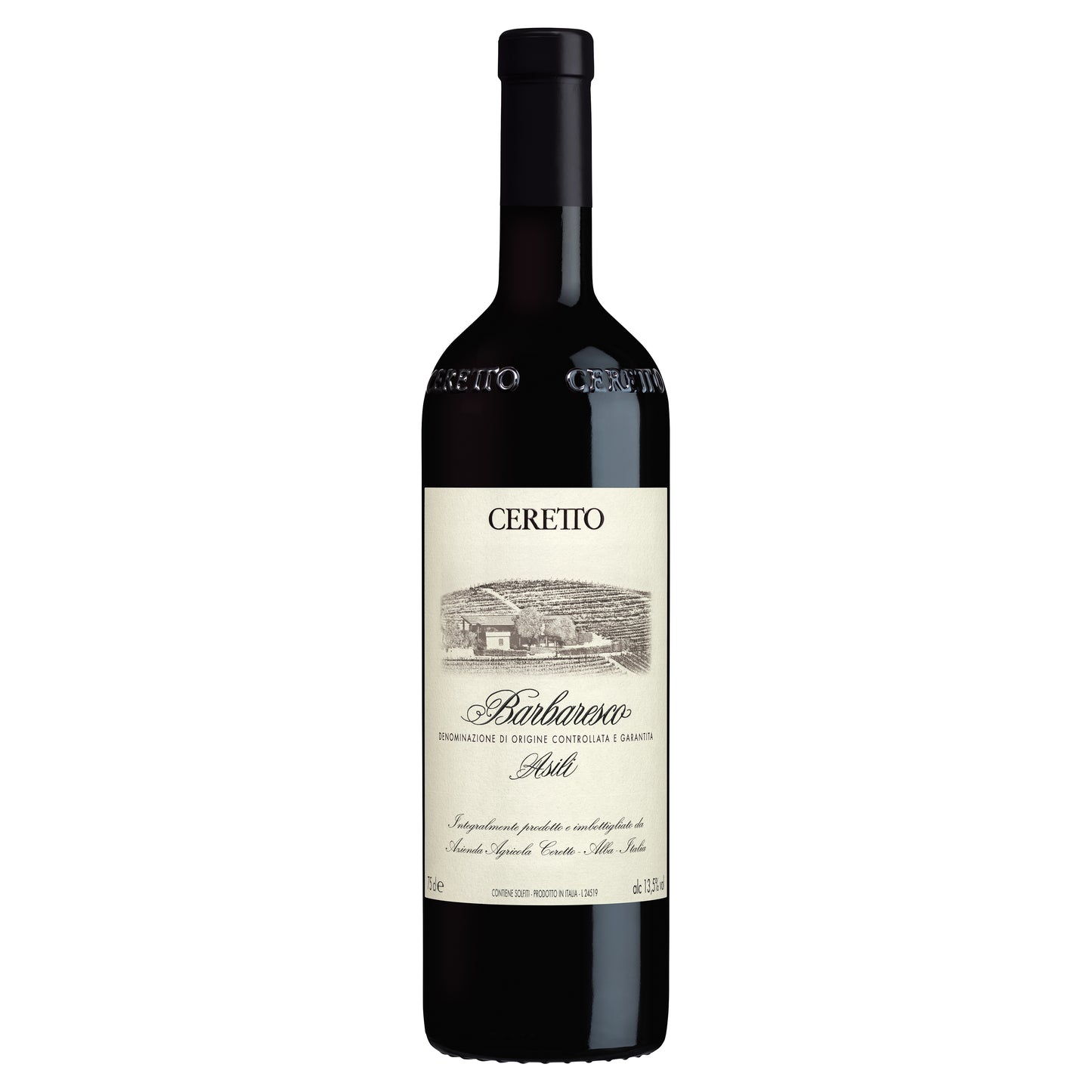 Ceretto Barbaresco Asili 2020 Front Bottle Shot