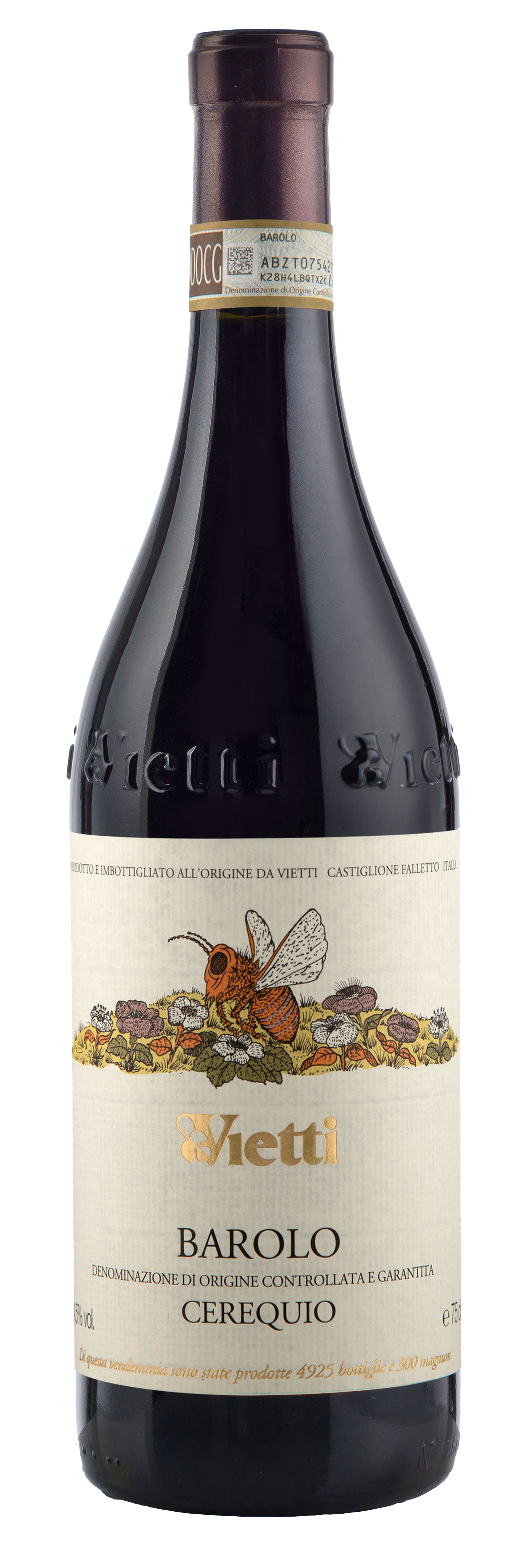 Vietti Barolo Cerequio 2020 Front Bottle Shot