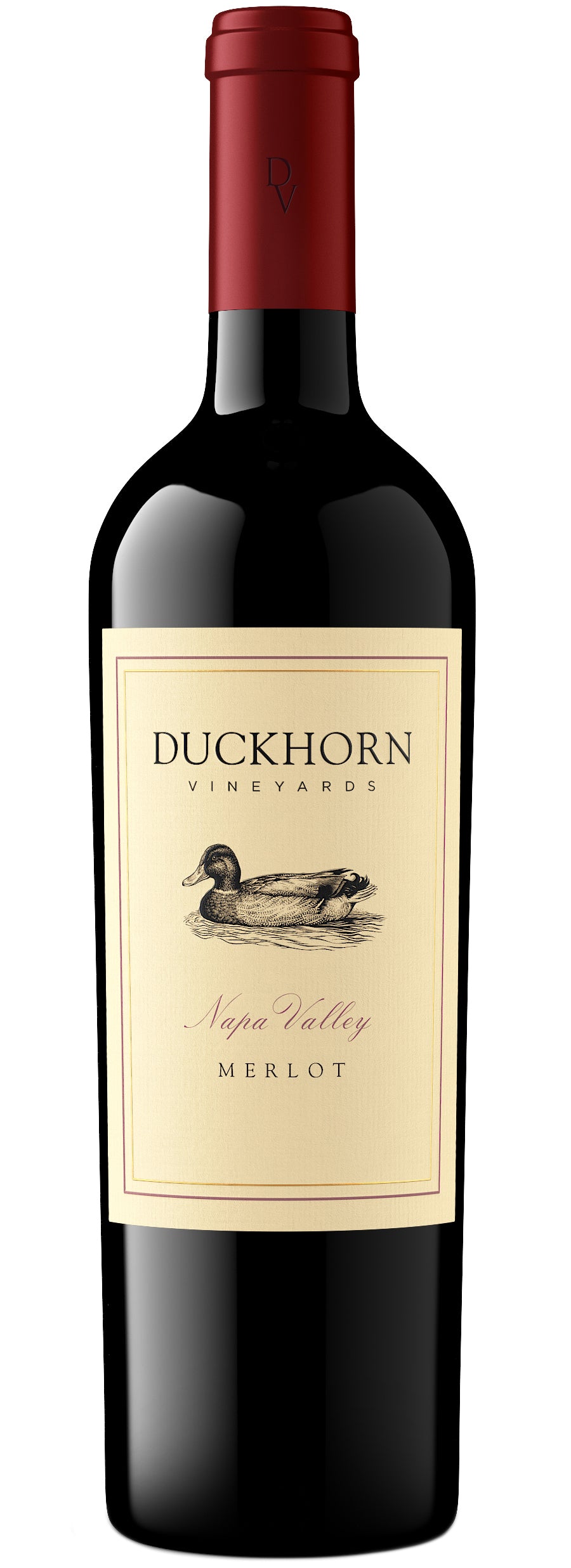 Duckhorn Napa Valley Merlot 2022 Front Bottle Shot