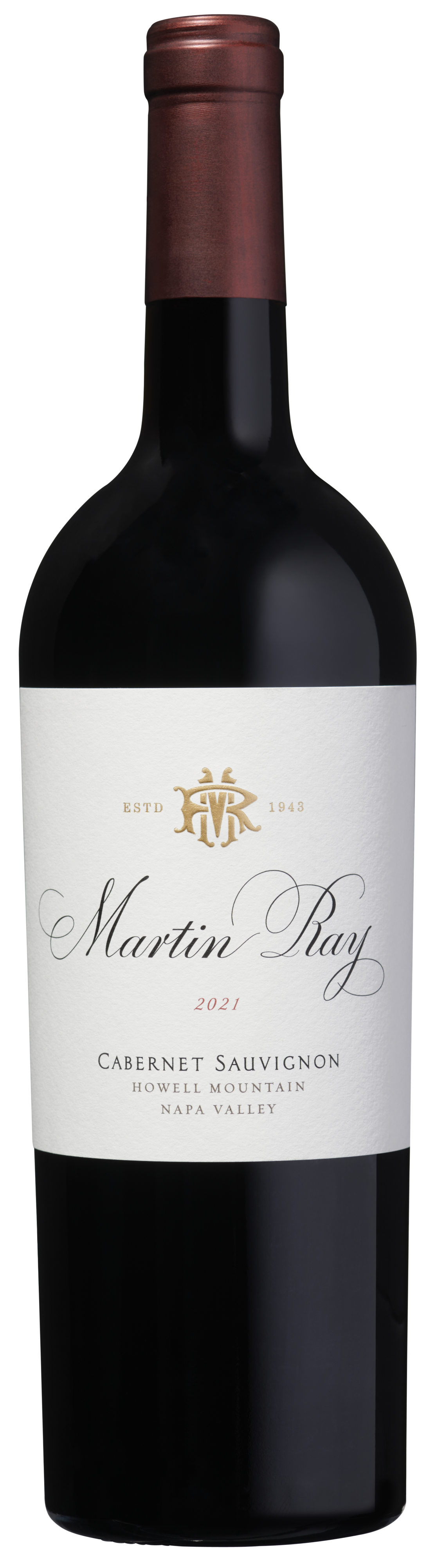 Martin Ray Howell Mountain Cabernet Sauvignon 2021 Front Bottle Shot