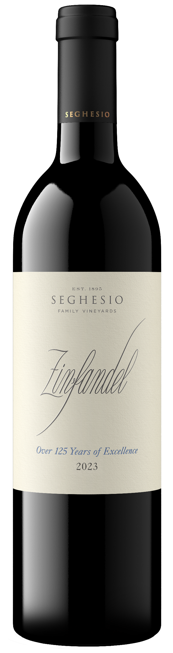 Seghesio Sonoma Zinfandel 2023 Front Bottle Shot