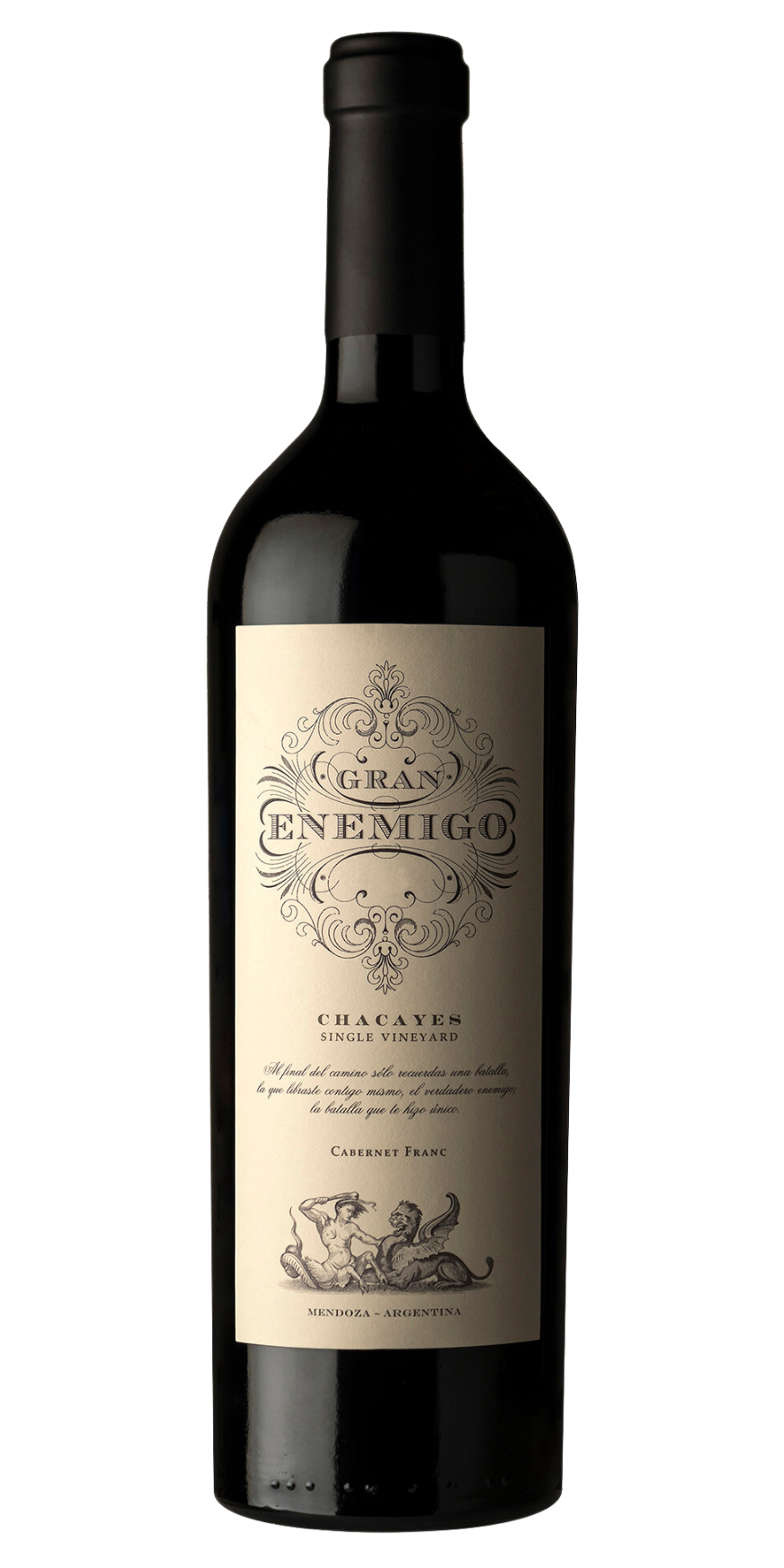 El Enemigo Gran Enemigo Chacayes 2018 Front Bottle Shot