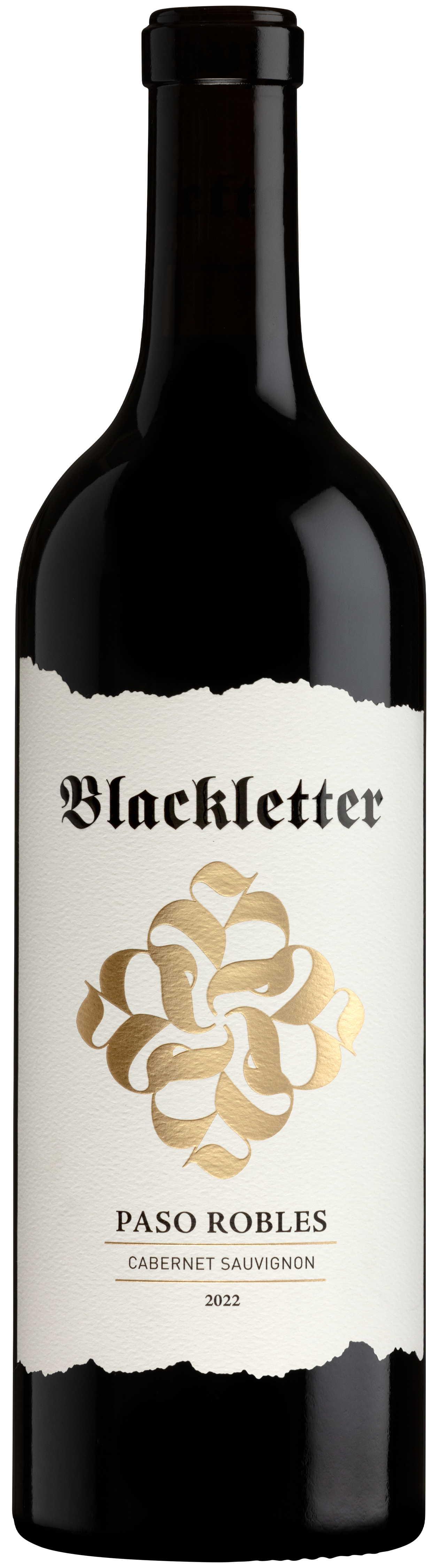 Blackletter Cabernet Sauvignon 2022 Front Bottle Shot